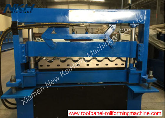 Big Wave Corrugated Roll Forming Machine With 780mm Cover Width CE Approved