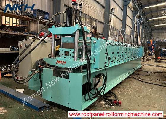 comprare perno di altezza di 100mm, rotolo spesso di 1.60mm che forma la lamina di metallo blu della macchina che fa, produzione automatica online manufacture