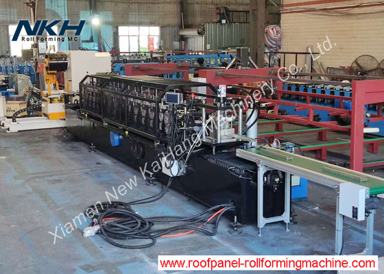 C68 Macchina per la formazione di rotoli con parti di connessione per edifici metallici per perforatura, stampa e taglio senza sosta