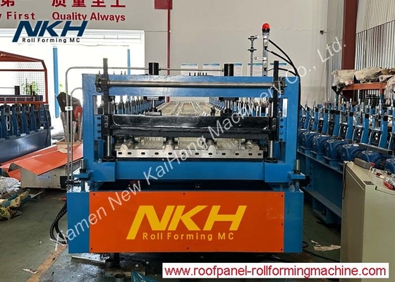 YX38-333-1000 Roof Panel Roll Forming Machine con Stacking Machine Metal Roll Forming Machine Aggiorna il tuo tetto con le nostre alte prestazioni