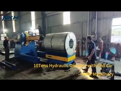 10 tonnellate Uncoiler idraulico con carrello a bobina